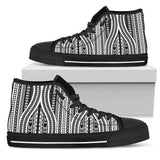 Polynesian Tribal Style High Top Shoes For Women, Shoes For Men Custom Shoes