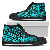 Polynesian Tribal High Top Shoes For Women, Shoes For Men Custom Shoes