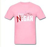 Negan lucille T Shirt Walking Dead Negan Lucille Men Fashion Design Custom Short Sleeve Valentine's Family tshirt