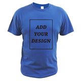 EU Size 100% Cotton Custom T Shirt Make Your Design Logo Text Print Original Design High Quality T-shirt