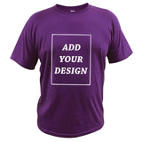 EU Size 100% Cotton Custom T Shirt Make Your Design Logo Text Print Original Design High Quality T-shirt