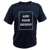 EU Size 100% Cotton Custom T Shirt Make Your Design Logo Text Print Original Design High Quality T-shirt