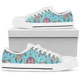 Sea Turtle Art Pattern Low Top Shoes For Men, Women