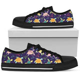 Sea Turtle Color Smile Low Top Shoes For Men, Women