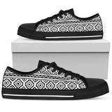 Sea Turtle Tribal Aztec Low Top Shoes For Men, Women