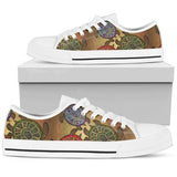 Sea Turtle Tribal Colorful Low Top Shoes For Men, Women