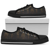 Sun Moon Low Top Shoes For Men, Women
