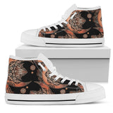 Sun Moon Mandala High Top Shoes For Women, Shoes For Men Custom Shoes