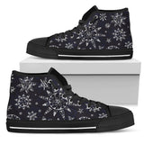 Sun Moon Pattern High Top Shoes For Women, Shoes For Men Custom Shoes