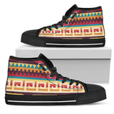 Tribal Aztec Vintage High Top Shoes For Women, Shoes For Men Custom Shoes