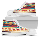 Tribal Aztec Vintage High Top Shoes For Women, Shoes For Men Custom Shoes
