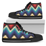 Tribal Aztec High Top Shoes For Women, Shoes For Men Custom Shoes