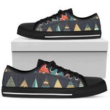 Tribal Native American Tent Aztec Low Top Shoes For Men, Women