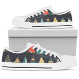 Tribal Native American Tent Aztec Low Top Shoes For Men, Women