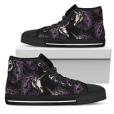 Unicorn Skull Head High Top Shoes For Women, Shoes For Men Custom Shoes