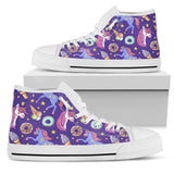 Unicorn Sweety High Top Shoes For Women, Shoes For Men Custom Shoes