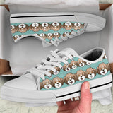 Shih Tzu Cute Low Top Shoes For Women, Shoes For Men Custom Shoes