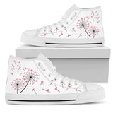 Flamingo Flower High Top Shoes For Women, Shoes For Men Custom Shoes