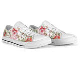 Pig Roses Low Top Shoes For Women, Shoes For Men Custom Shoes