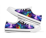 Butterfly Watercolor Infinity Low Top Shoes For Women, Shoes For Men Custom Shoes