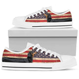 America Dachshund Low Top Shoes For Women, Shoes For Men Custom Shoes