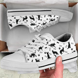 German Shepherd Bones Low Top Shoes For Women, Shoes For Men Custom Shoes