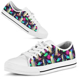 Penguin Galaxy Low Top Shoes For Women, Shoes For Men Custom Shoes