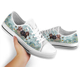 Dachshund Butterfly Low Top Shoes For Women, Shoes For Men Custom Shoes
