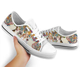 Pitbull Low Top Shoes For Women, Shoes For Men Custom Shoes