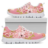 Labrador Flower Sneakers Shoes For Women, Shoes For Men Sneaker Custom Shoes
