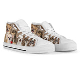 Chihuahua High Top Shoes For Women, Shoes For Men Custom Shoes