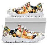 Chicken Color Pattern Sneakers Shoes For Women, Shoes For Men Sneaker Custom Shoes