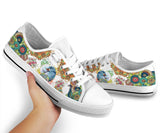 Mandala Parrot Low Top Shoes For Women, Shoes For Men Custom Shoes