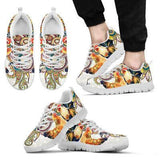 Chicken Color Pattern Sneakers Shoes For Women, Shoes For Men Sneaker Custom Shoes