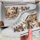 Chihuahua High Top Shoes For Women, Shoes For Men Custom Shoes
