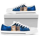 Cat Galaxy Low Top Shoes For Women, Shoes For Men Custom Shoes