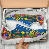 Dolphin Under The Sea Sneakers Shoes For Women, Shoes For Men Sneaker Custom Shoes
