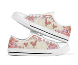 Chicken Red Pattern Low Top Shoes For Women, Shoes For Men Custom Shoes