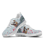 Heeler Flower Petal Sneakers Shoes For Women, Shoes For Men Sneaker Custom Shoes
