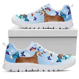 Greyhounds Butterfly Sneakers Shoes For Women, Shoes For Men Sneaker Custom Shoes