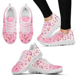 Flamingo Cute Sneakers Shoes For Women, Shoes For Men Sneaker Custom Shoes