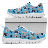 Chihuahua Cartoon Sneakers Shoes For Women, Shoes For Men Sneaker Custom Shoes