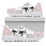 Turtle Style Petal Sneakers Shoes For Women, Shoes For Men Sneaker Custom Shoes