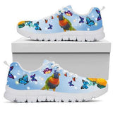 Parrot Butterfly Sneakers Shoes For Women, Shoes For Men Sneaker Custom Shoes