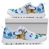 German Shepherd Sneakers Shoes For Women, Shoes For Men Sneaker Custom Shoes