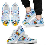 Parrot Butterfly Sneakers Shoes For Women, Shoes For Men Sneaker Custom Shoes