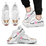 Corgi Proud Mom Sneakers Shoes For Women, Shoes For Men Sneaker Custom Shoes