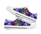 Dragonfly Watercolor Infinity Low Top Shoes For Women, Shoes For Men Custom Shoes