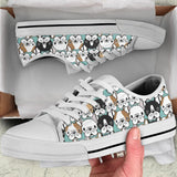 French Bulldog Cute Low Top Shoes For Women, Shoes For Men Custom Shoes