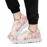 Cute Cat Flower Sneakers Shoes For Women, Shoes For Men Sneaker Custom Shoes